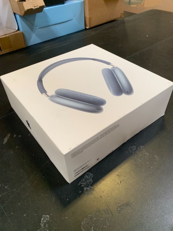 Photo 1 of Apple AirPods Max Wireless Over-Ear Headphones, Pro-Level Active Noise Cancellation, Transparency Mode, Personalized Spatial Audio, USB-C Charging, Bluetooth Headphones for iPhone - Blue