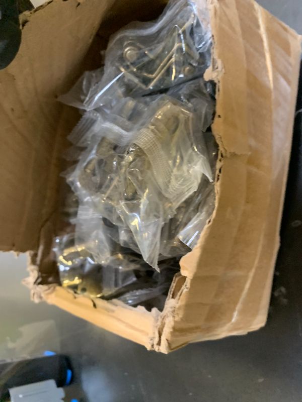 Photo 1 of 1/2" Overlay Partial Wrap Kitchen Cabinet Hinges, Antique Brass Self Closing Cabinet Hinge for Kitchen Cabinet Doors,50 Pack (25 Pairs)