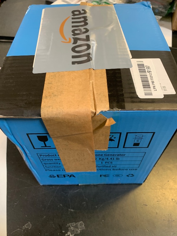 Photo 1 of 120,000mg/h 0zone Generator High Capacity Ozone Machine & 1 Billion Negative Ion Air Purifier for Home, Car, Pet Odor Removal, O3 Odor Eliminator up to 2,500 Sq. Ft.(Blue)