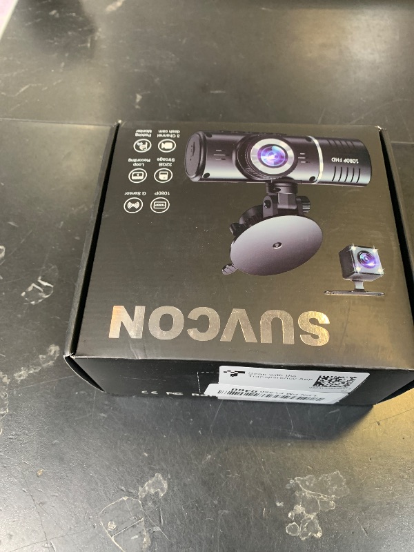 Photo 1 of Dash Cam Front and Rear, 1080P Dash Camera for Cars, 3 Channel Car Camera Front Rear and Inside with 32GB Card, Loop Recording, Night Vision, HDR, 24Hr Parking, G-Sensor