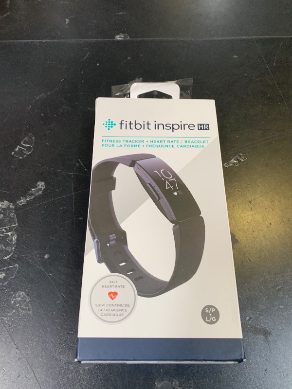 Photo 1 of Fitbit Inspire HR Heart Rate and Fitness Tracker, One Size (S and L Bands Included), 1 Count
