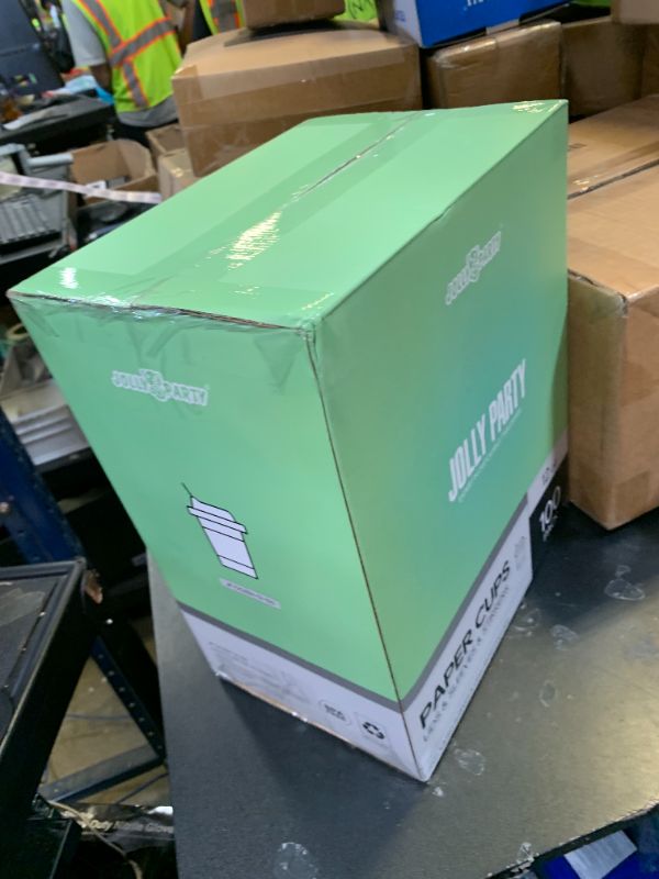 Photo 1 of [100 Pack] 12 oz Paper Coffee Cups, Disposable Paper Coffee Cup with Lids, Sleeves, and Stirrers, Hot/Cold Beverage Drinking Cup for Water, Juice or Tea, Suitable for Home, Shops and Cafes