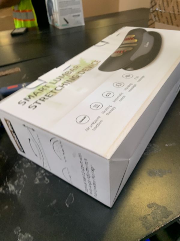 Photo 1 of Electric Lumbar Traction Device for Lower Back Pain Relief, Multifunctional Lumbar Stretcher with Dynamic Traction, Red Light Therapy, 8-Level Electrotherapy, 3-Level Thermal Therapy, Vibration