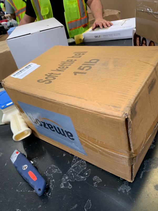 Photo 1 of Soft Kettlebell - Cushioned Impact-Resistant Base and Anti-Slip, Kettle bell Anti-Slip Grip Weight for Home Workouts, Safe Strength Training Kettlebells Sets for Women & Men, With Non-slip Gloves (Black-White, 15 LB)