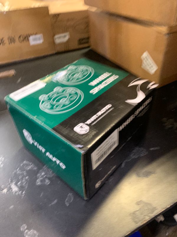 Photo 1 of YHTAUTO 5x4.5 to 5x5.5 Wheel Adapters 1.5 Inch Compatible with Ford Explorer, Jeep, Dodge, Lincoln, Tire Spacers w/1/2-20 & 12.9 Grade Studs, 73.1mm Center Bore 5 Lug 2PCS Black