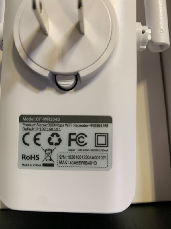 Photo 1 of WiFi Extender Internet Booster, Long Range Repeater Wireless Routers Amplifier, Mesh Wi-Fi 80% Faster | Broader Than Ever, Support More Network Devices at Home, 1 Tap Setup