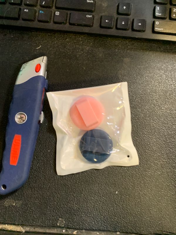 Photo 1 of [2 Pack] Princess Cruise Medallion Watch Adapters Holder for Carnival Medallion (2024, 2025,2026),Silicone Accessory Fits Watch Wristbands, Also for Apple AirTag Cat Collar Holder,0.9,Blue/Pink