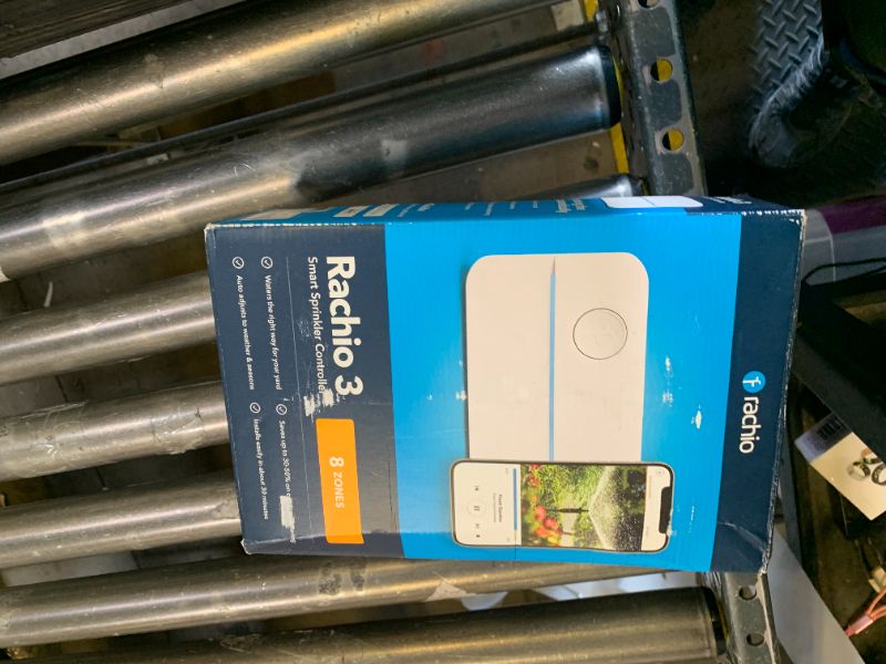 Photo 1 of Rachio WiFi Smart Sprinkler Controller (8-Zone Irrigation Remote Control) – App-Based Scheduling, Local Weather Intelligence, Rain Skips, Easy DIY Install