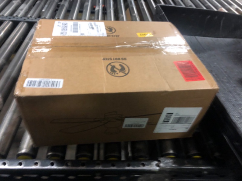 Photo 1 of NKPU 52inch Low Profile Ceiling Fan with Light and Remote/APP Control,Reversible DC Motor,Noiseless,Dimmable,Modern Flush Mount Ceiling Fan for Bedroom,Indoor/Outdoor Use(Brown)