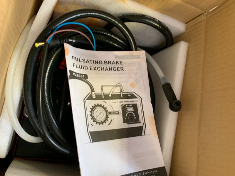 Photo 1 of KUMORE Electric Brake Fluid Bleeder DC12V Pulse Automatic Brake Bleeder Machine Air-Free Filling with Precise Pressure Control for One-Man Operation