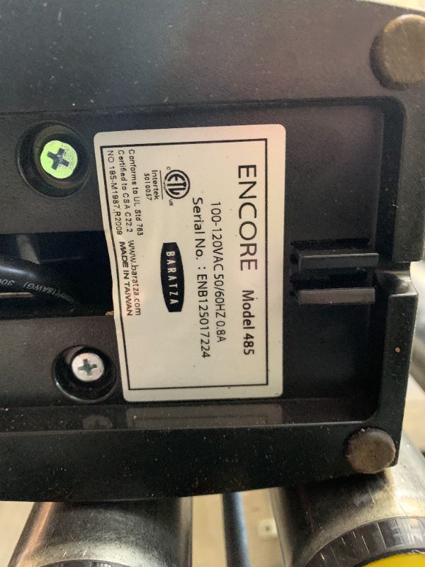Photo 1 of Baratza Encore Coffee Grinder ZCG485BLK, Black