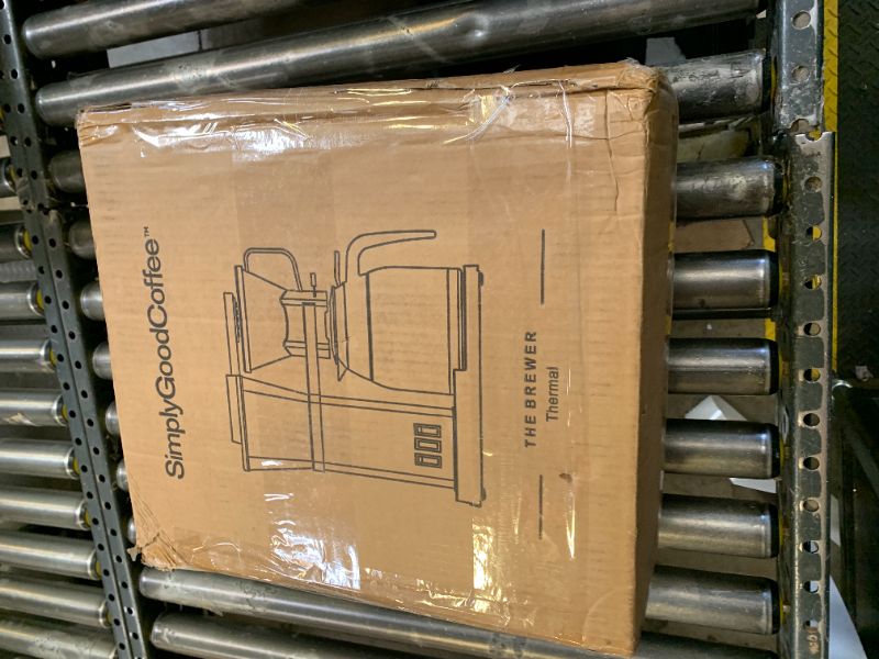 Photo 1 of Simply Good Coffee THE BREWER - Thermal. Coffee Maker/Coffee Machine. 8 Cup Automatic Drip Pour Over Coffee Brewer. Easy To Use. Stainless Steel/Black