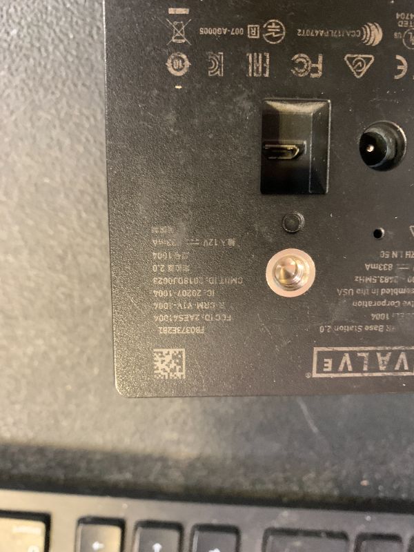 Photo 1 of HTC Vive SteamVR Base Station 2.0 (Single) – Precision Room-Scale Tracking for PC VR, Black