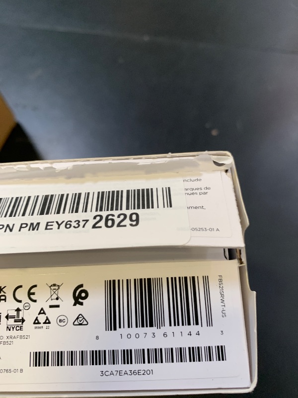 Photo 1 of Fitbit Sense 2 Advanced Health and Fitness Smartwatch with Tools to Manage Stress and Sleep, ECG App, SpO2, 24/7 Heart Rate and GPS, Lunar White/Platinum, One Size (S & L Bands Included)