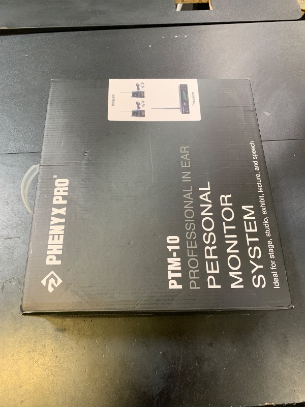 Photo 1 of Phenyx Pro Wireless in Ear Monitor System, True Stereo UHF IEM, in Ear Monitors for Musicians, Metal Stage Monitor w/ 89 Frequencies, Rack Mount, for Studio/Band (2 Bodypacks with Transmitter)