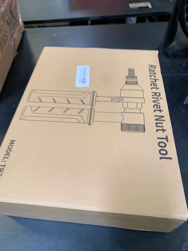 Photo 1 of TOLRET Rivet Nut Tool Rivet Nut Kit, Rivnut Tool Kit with 10 Metric and SAE Mandrels, 100 Pcs Rivet Nuts Assortment Kit, Professional Ratchet Nutsert Tool Kit with Rugged Carrying Case, TR21