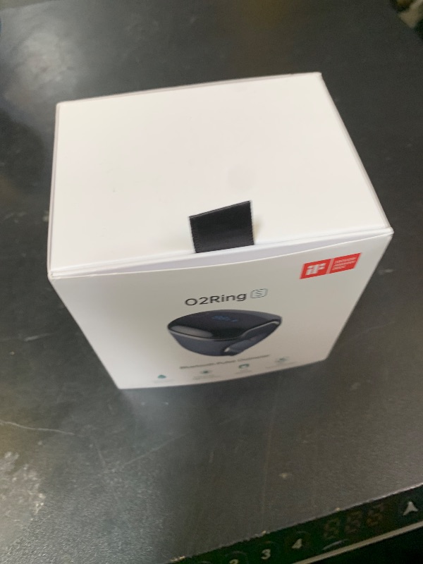 Photo 1 of Wellue O2Ring-S Oxygen Monitor with Vibration Reminder, Bluetooth Pulse Oximeter Tracks SPO2 and Pulse Rate, 24 hrs Battery Life, 4*10 Hours Built-in Memory, Rechargeable Pulse Ox with Free PC & APP