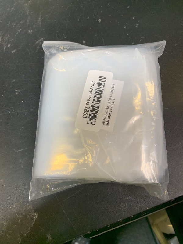 Photo 1 of 100pcs Plastic Bags, 5 x 7 inch 2 mil Jewelry Bags, Clear Small Zip Bag, Resealable Zip Bag for Small Business, Storage, Candy