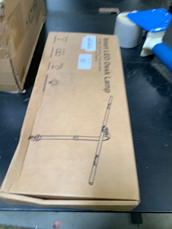 Photo 1 of ONEMIX 42" LED Desk Lamp with Clamp, Architect Desk Light with Remote, Adjustable 4-Segment Bar, 1800LM Bright, Eye-Caring Desk Lamp for Home Office, Reading, Study, Dual Monitors, Easter (Black)