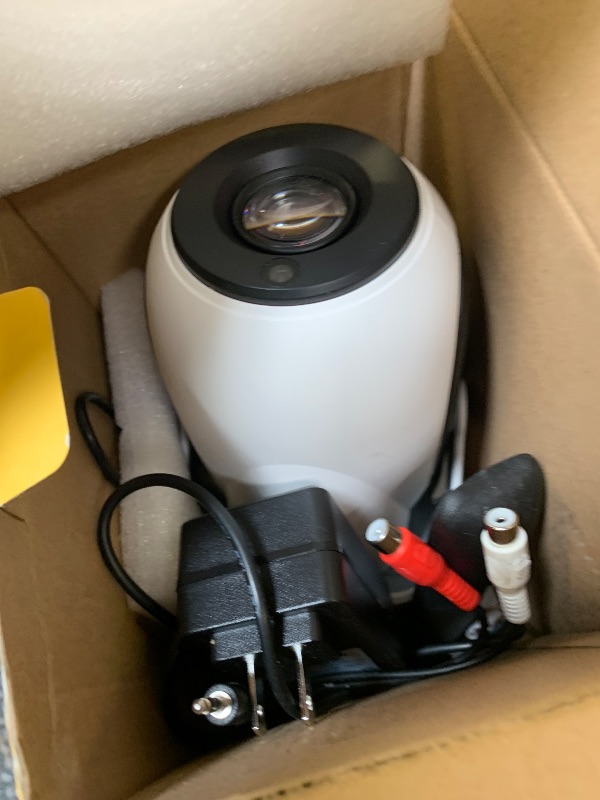 Photo 1 of ?Electric Focus?Projector with WiFi 6 and Bluetooth 5.0, Mini Portable Native 720P with 4K Support, Smart Proyector Built in Apps, Auto Vertical Keystone, Home Movie Projectors for Outdoor