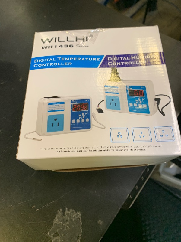 Photo 1 of WILLHI WH1436A 10A Temperature Controller 110V Digital Thermostat Switch Sous Vide Controller NTC 10K Sensor Improved Version
