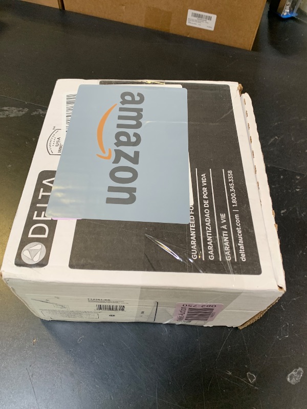 Photo 1 of Delta Faucet Dryden 14 Series Single-Function Shower Trim Kit with Single-Spray Touch-Clean Shower Head, Stainless T14251-SS (Valve Not Included)