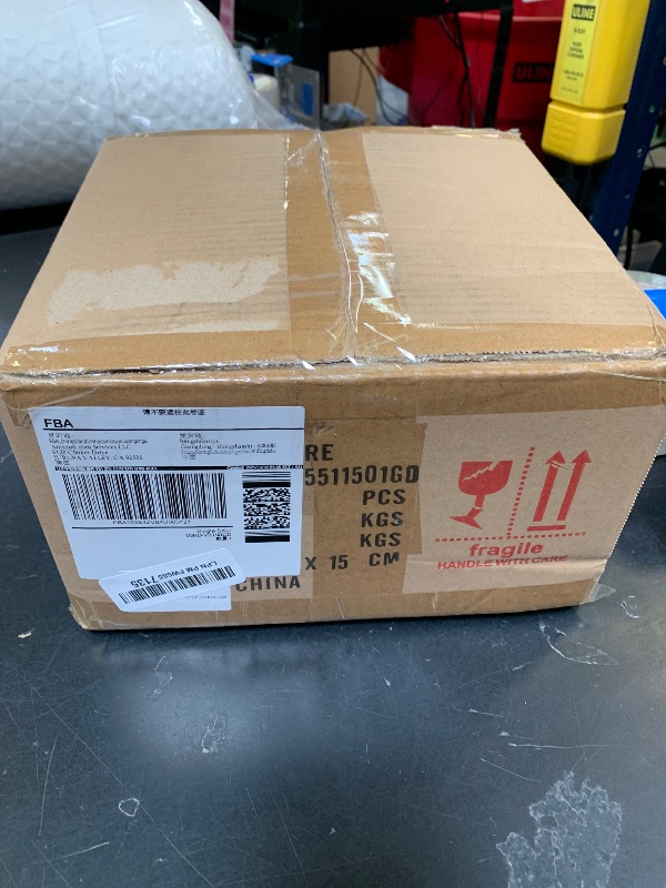 Photo 1 of WUZUPS 5-Light Crystal Chandelier Flushmount Ceiling Light Modern Lighting Fixture for Bedroom Hallway Bar Kitchen Bathroom, H 12" W 15.4", E12 Base, Gold