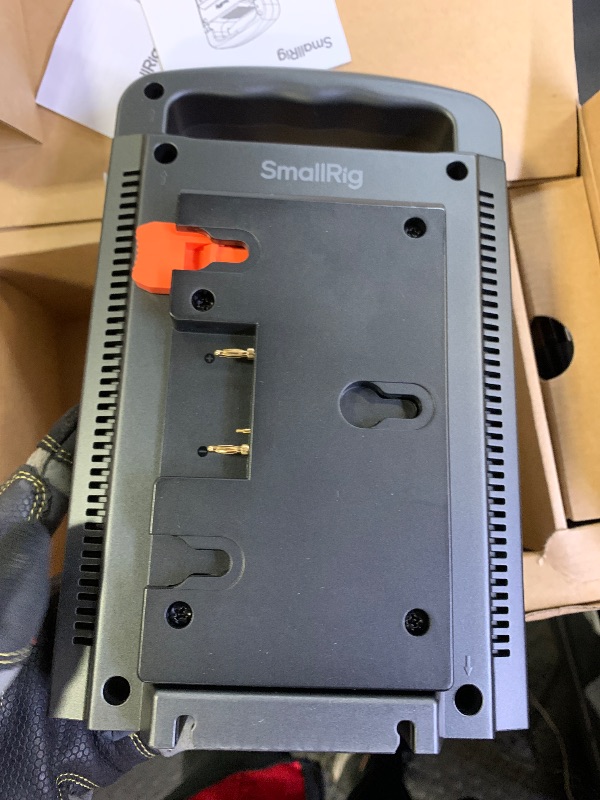 Photo 1 of SmallRig Gold Mount Battery Charger, Dual Channel, Fits for SmallRig Gold Mount Battery 4678, with Indicator Lights - 4679