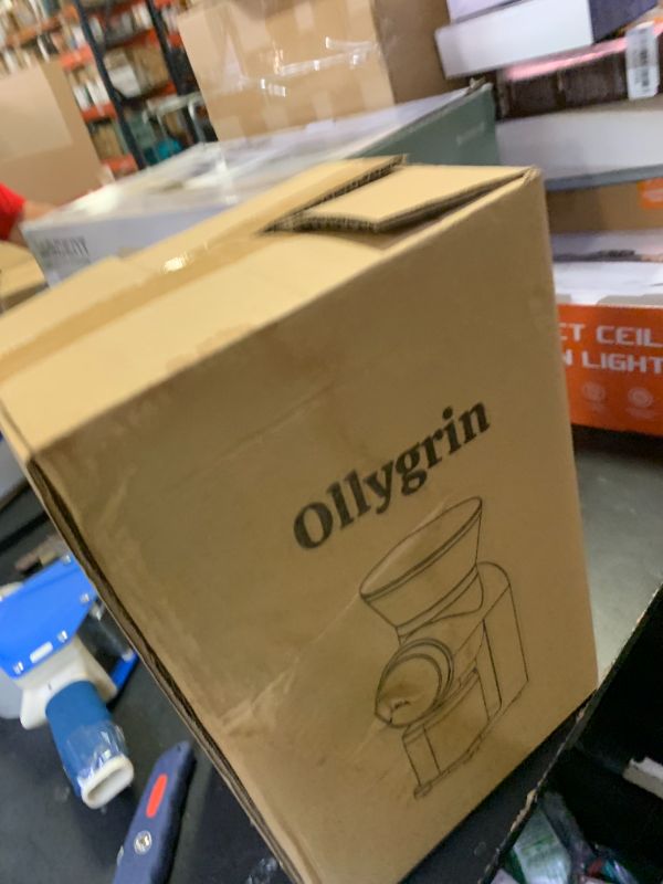 Photo 1 of Ollygrin Coffee Grinder Electric, Upgrade Conical Burr Coffee Beans Grinder with Touch Panel, Adjustable Burr Mill with 30 Grinding Sizes