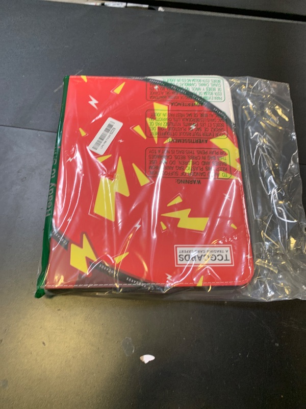 Photo 1 of Trading Card Binder 9 Pocket,Card Binder 900 Pockets,Card Book Holder Cards with 50 Removable Sleeves,3-Ring Zip Design MTG/TCG/Sport Collectible Trading Card Albums Gifts for Boys and Girls (Red)