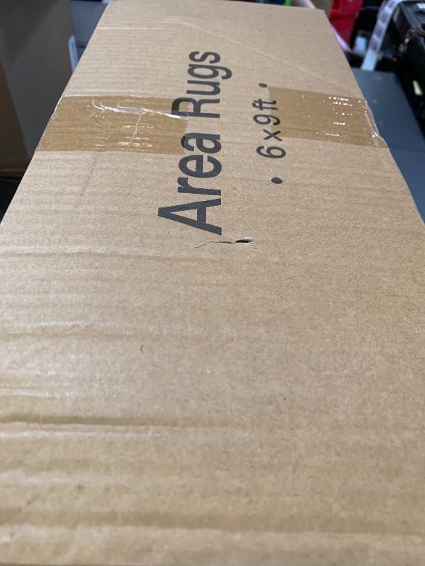 Photo 1 of Soalmost 6x9 Area Rug for Living Room Washable 6x9 Gray Rug Non-Slip Modern Rugs for Bedroom Dinning Room Ultra-Thin Indoor Grey Rug