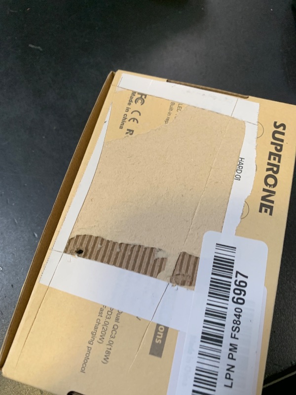 Photo 1 of [2026 Upgraded] Cigarette Lighter Splitter, SUPERONE 180W 2-Socket Cigarette Lighter Adapter with Dual QC3.0 and 20W PD USB C Car Charger Splitter for GPS/Dash Cam/Laptop/iPad/iPhone 17/16/15/14/13/12