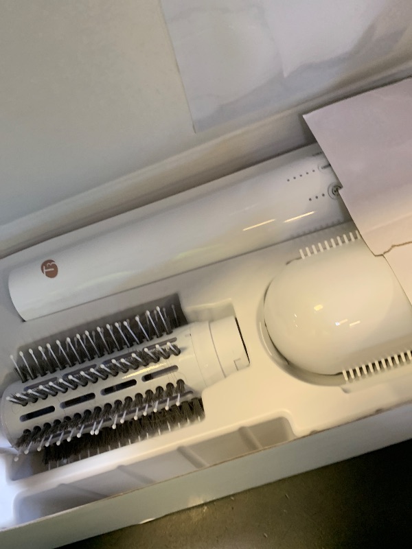 View 4 of "T3 AireBrush Duo Interchangeable Hot Air Blow Dry Brush with Two Attachments Includes 15 Heat and Speed Combinations, T3 IonFlow Technology, Volume Booster Switch, Lock-in Cool Shot"
