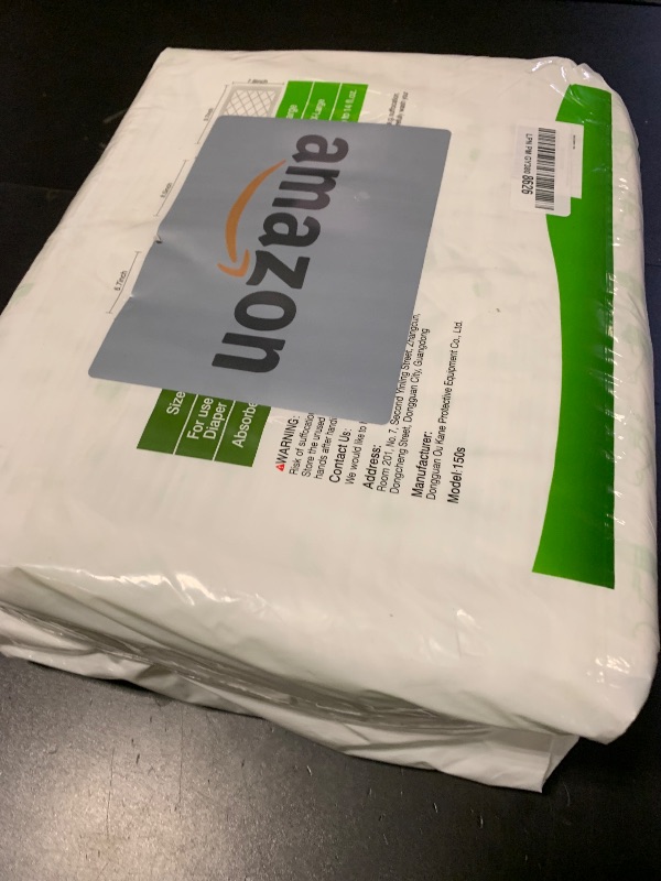 Photo 1 of Dog Diaper Liners 150ct Super Soft and Absorbent Dog Diaper Booster Pads for Male Dog Belly Bands or Female Dog Diapers(Regular, 150pcs)