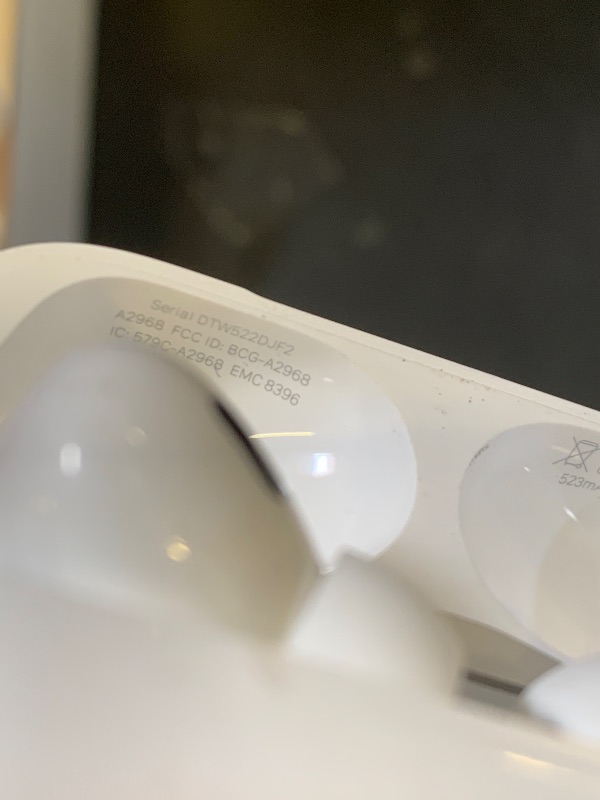 Photo 1 of Apple AirPods Pro (2nd generation) with MagSafe Charging Case (USB-C) (Renewed)