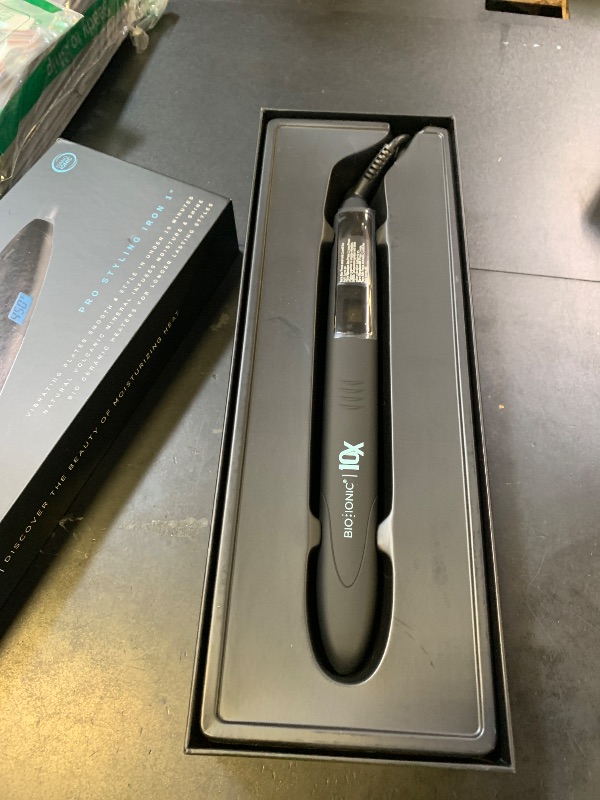 Photo 1 of Bio Ionic 10X Styling Iron, 1" Hair Straightener with Moisturizing Heat Technology, Flat Iron for 10-Minute Styling, Hair Straightener and Curler