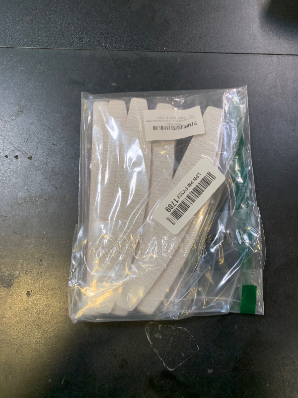 Photo 1 of 10 Pcs Rough Nail File 100/180 Grit, Heavy Duty Nail Files for Acrylic/Natural Nails, Emery Boards for Nails, Strong Finger Nail Filler, Coarse Nail File for Home and Salon Use