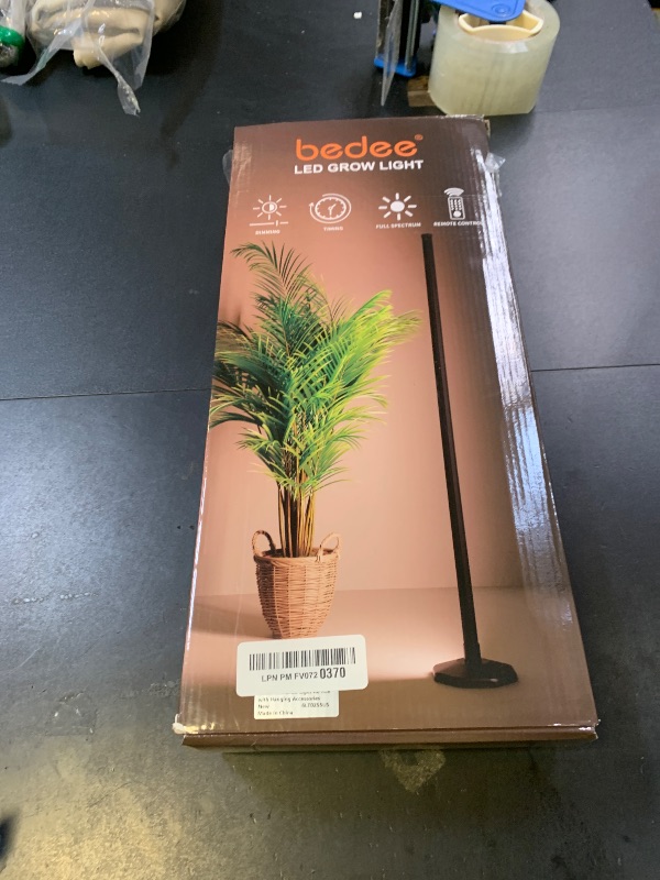 Photo 1 of bedee LED Grow Light for Indoor Plants: 50 Inch Full Spectrum Plant Lights for Seed Starting with Timer and 10 Level Dimmable Standing Plant Growing Lamp for Greenhouse with Hanging Accessories