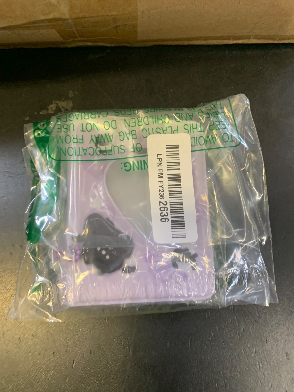 Photo 1 of 3 Inch Mini Photo Album, Heart Hollow Card Binder Photo Card Holder with Pendant 40 Pockets (purple black cat)