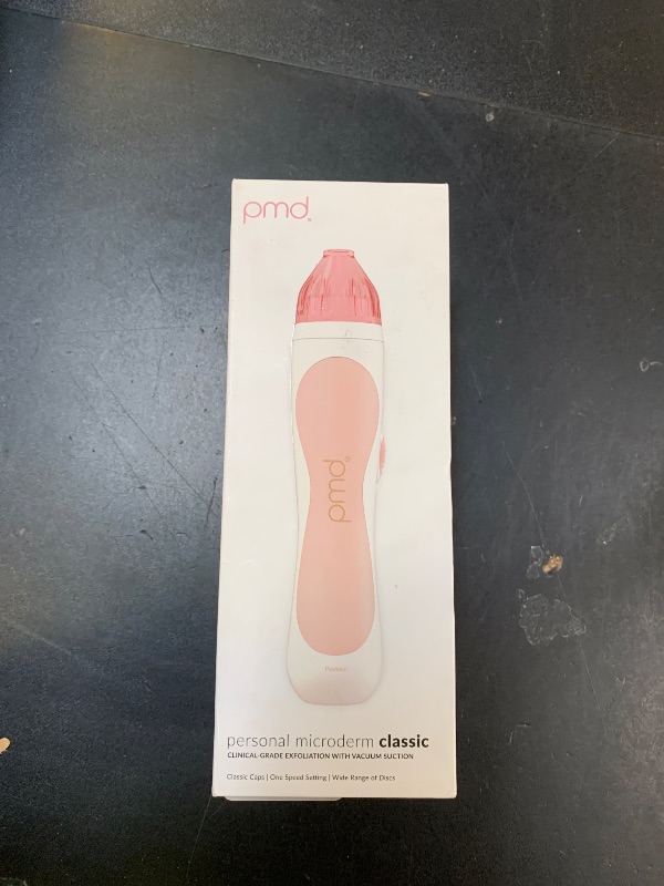 Photo 1 of PMD Personal Microderm Classic for At-Home Use, Facial Exfoliator Tool, Microdermabrasion Machine Kit for Face and Body Skincare, Blush