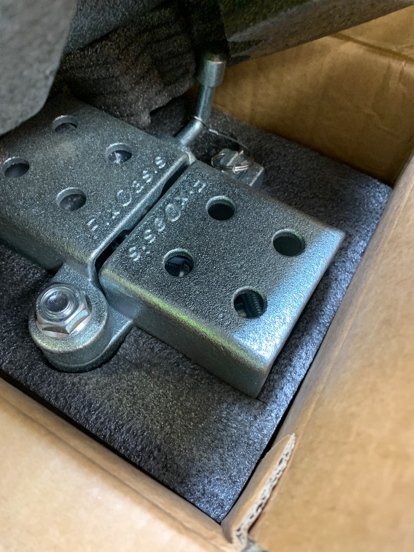 Photo 1 of Folding Trailer Tongue Kit, Save Storage Space, Rating 5,000 Lbs, for 3 x 3 in Trailer Tongue, High Carbon Steel Corrosion & Rust Resistant, Dual Locking, Easy to Install, 5-Year Warrnaty