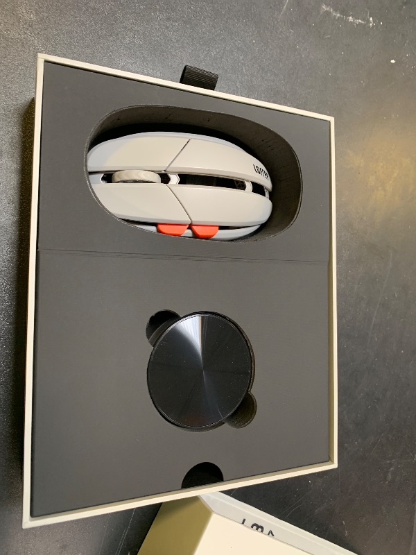 Photo 1 of LOFREE Hypace Ultra-Lightweight Wireless Gaming Mouse, 47g, PAW3950 Sensor, 40K DPI, 8K Polling Rate, Mg Alloy Frame, Tri-Mode(Bluetooth/2.4GHz/Wired), 100Hrs Battery for PC/Mac (Crayon Grey)