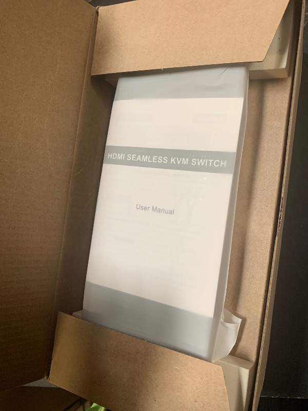 Photo 1 of MT-VIKI 4K Quad HDMI KVM Multiviewer 4x1 w/PIP POP, Support ONE Set of Keyboard/Mouse/Monitor Control 4 PCs, 4K@30Hz Support Hotkey/Button Seamless Switching