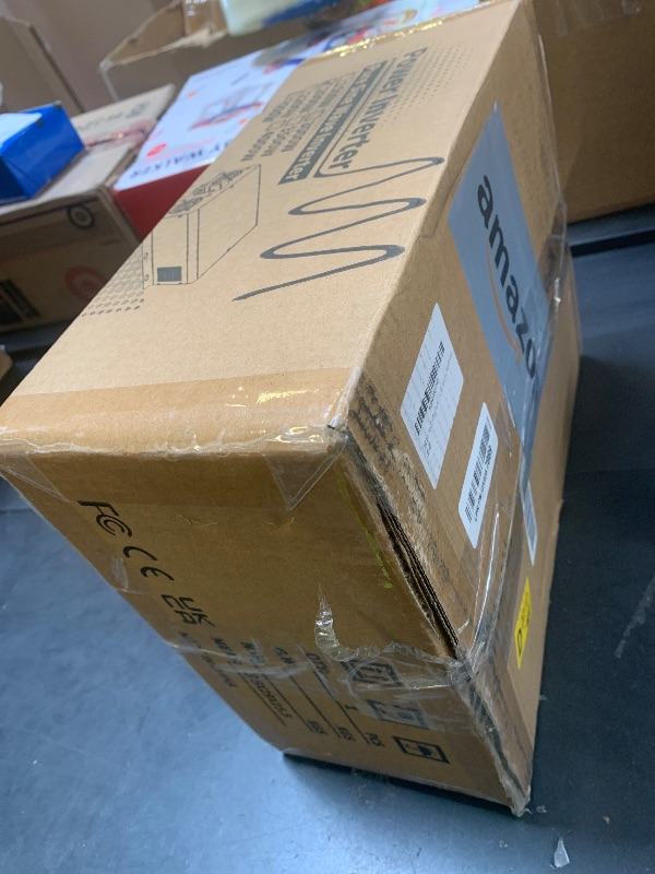 Photo 1 of 2000 Watts Pure Sine Wave Inverter 12V DC to 110V/120V AC Converter, 4000W Peak, LCD Remote Control, 4 AC Outlets, USB & Type-C – for RV, Truck, Off-Grid Solar, Emergency Power Backup