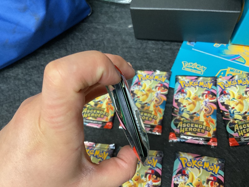 Photo 1 of Used open packs see pictures,,,,,,,,,,,Pokémon TCG: Mega Evolution—Ascended Heroes Elite Trainer Box
