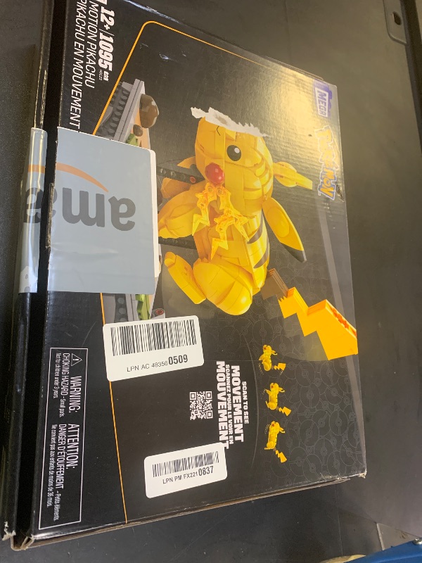 Photo 1 of MEGA Pokemon Figure Building Toy for Adults , Motion Pikachu Collectible with Mechanized Movement