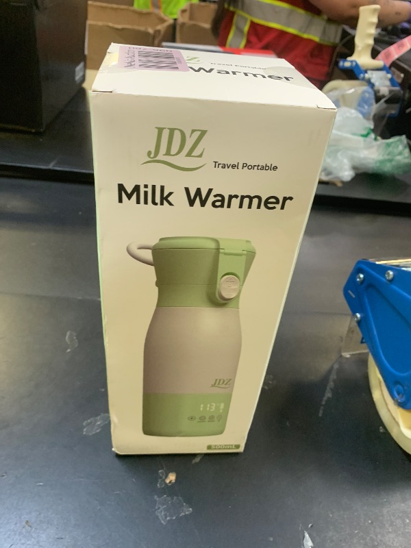 Photo 1 of JDZ Portable Bottle Warmer, 16000mAh Rechargeable Baby Bottle Warmer with 7 Temp Settings (113-167°F), Fast Heating 17oz 316 Stainless Steel Travel Milk Warmer for Breastmilk & Formula On the Go