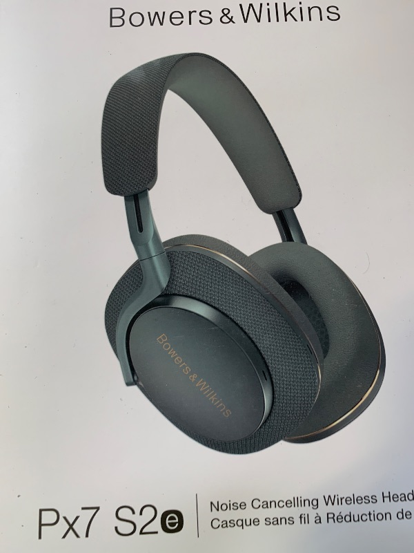 Photo 1 of Bowers & Wilkins Px7 S2e Bluetooth Headphones Over The Ear, Over-Ear Headphones - Enhanced Noise Cancellation & Transparency Mode, Crystal-Clear Calls, 30-Hour Playback, Forest Green
