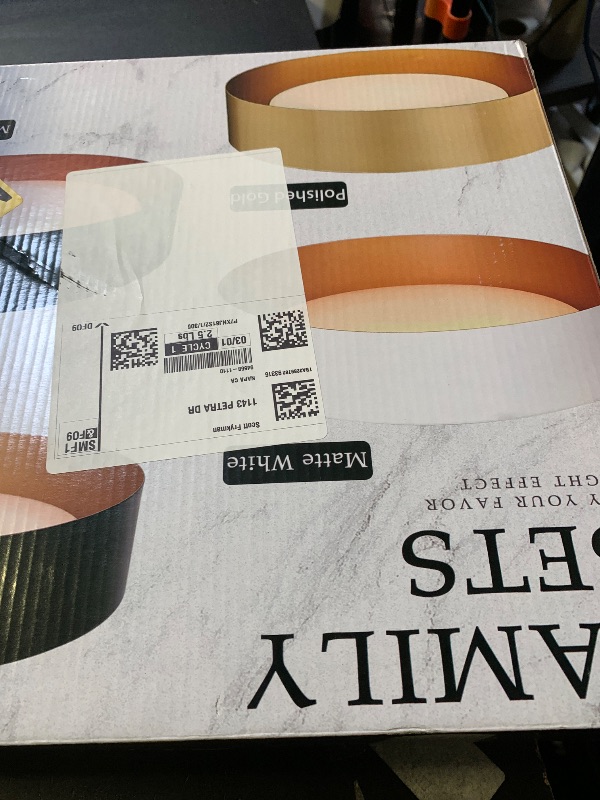 Photo 1 of Bargeni Flush Mount Ceiling Light,12.5 inch LED Ceiling Light Fixture,Matte Black with Gold Inside,3000K/Warm White/18W(100w Equiv.),Dimmable Outdoor Lighting Fixtures Ceiling for Bedroom and Hallway