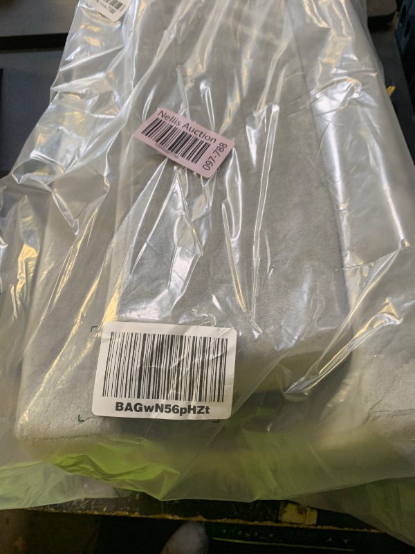 Photo 1 of UBBCARE Leg Elevation Pillow for Leg/Knee Surgery Recovery, Memory Foam Leg Pillow with Velvet Washable Cover, Small Grey